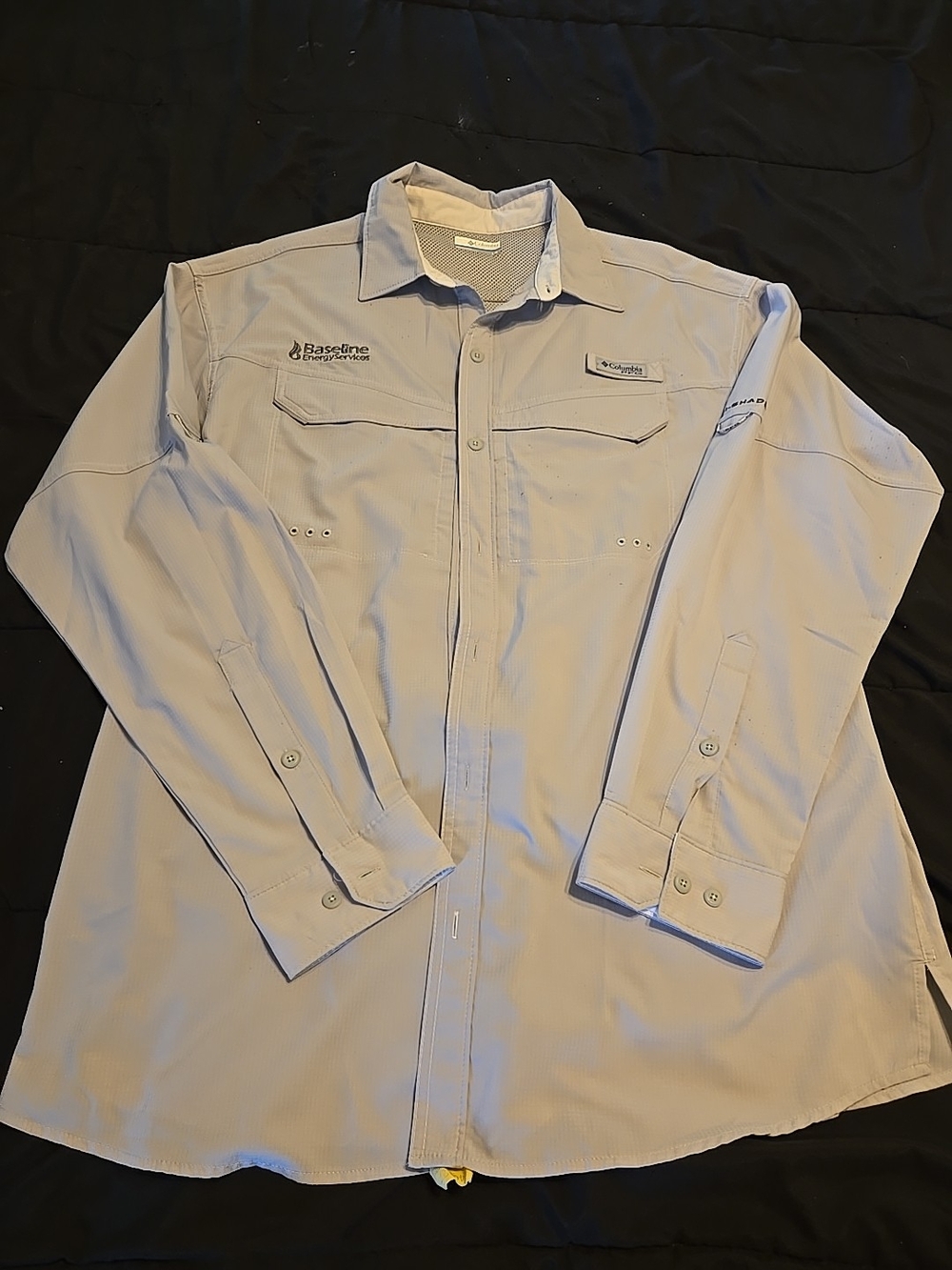 Columbia Long Sleeve Fishing Shirt - Light Tan